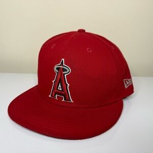 New Era Los Angeles Angels Red Baseball Cap